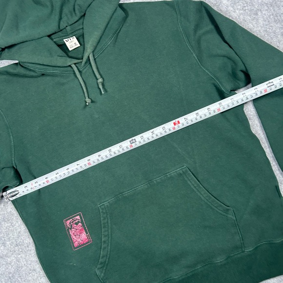 Uniqlo pullover Hoodie Mens Large Green Jean-Michel Basquiat Joker DC Comics - Picture 5 of 15